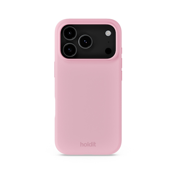 [RM]holdit iPhone 17 Pro Max Mobildeksel Silikon Rosa Silikon