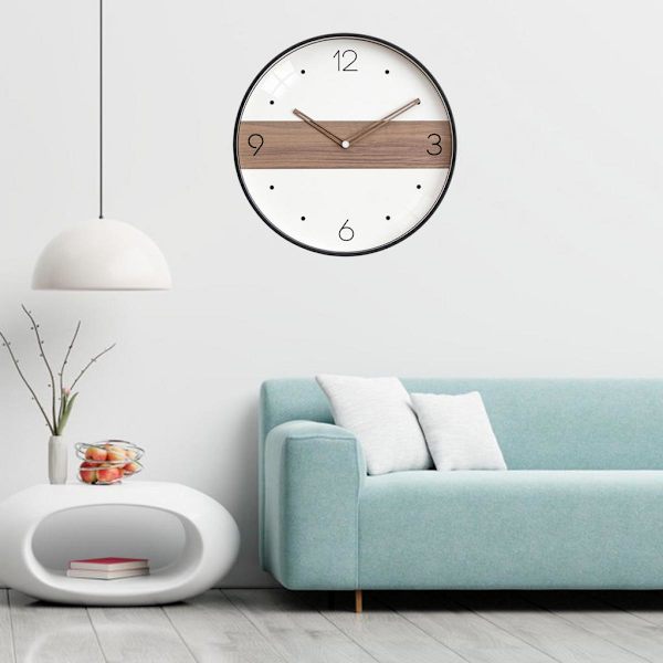 Runda Väggklockor Stor Quartz Dekoration