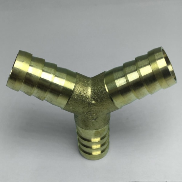 Mässing Hankontakt Y-formad Identisk T-koppling 14mm Adaptrar
