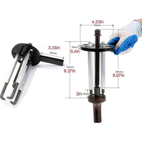 [RM]Inner Hole Bearing Puller Set - Three-Jaw Disassembly Tool for Automotive and Industrial Use