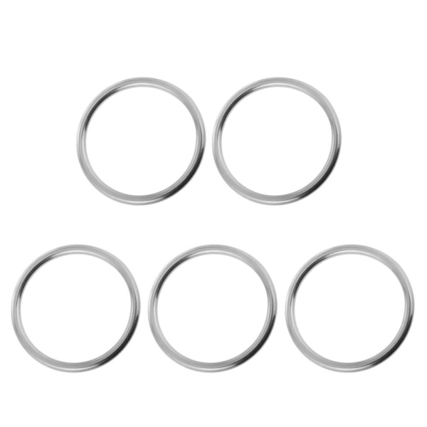 Sömlösa O-ringar i rostfritt stål, runda marinkvaliteter 1/8""x 1""