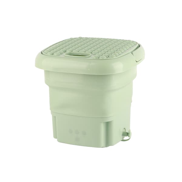 [RM]Foldable Portable Washing Machine 3 Modes Deep Cleaning Semi-Automatic Washing Drain 110‑240V US Plug