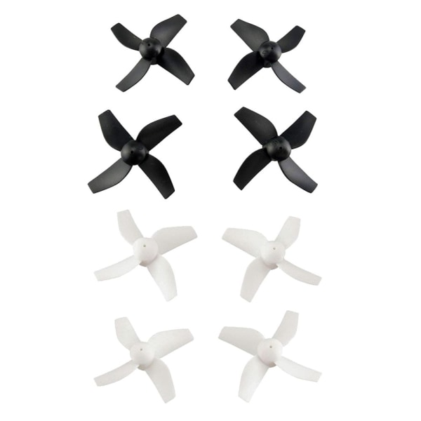 8st CW CCW propellrar blad drönarpropellrar för RC quadcopter delar svart vit