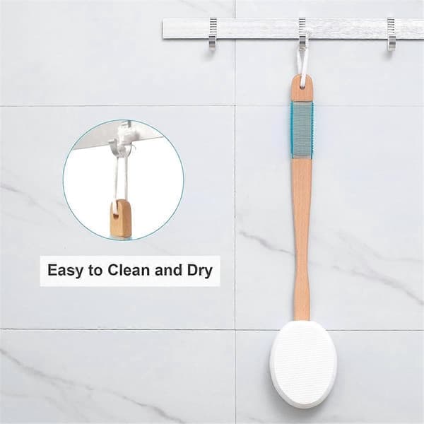 [RM]Lotion Applicator for Back, Feet, 4 Replaceable Pads, 1 Long Handle, Back Lotion Applicator for Seniors, Women