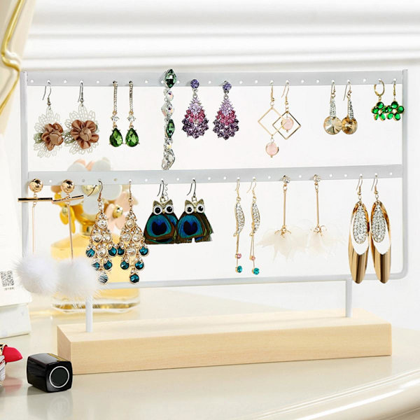 24/44 hål örhängen organiserare hållare halsband smycken display stativ typ2