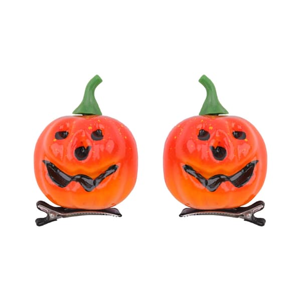 Halloween Hårklemmer Halloween Hårtilbehør Græskar Hårnåle Børn Voksen