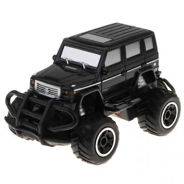 1:43 Pressgjuten Fjärrstyrd Monsterbil Rock Crawler Leksak Svart