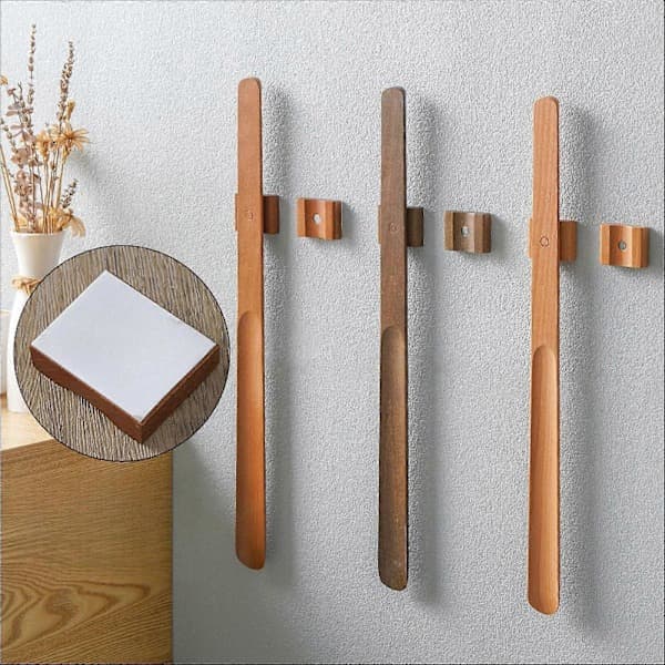 [RM]Magnetic Long Handle Shoehorn for Elderly and Disabled, Brown[GKS] Brown