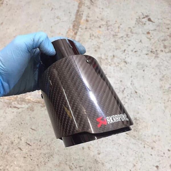 [RM] 4\" Akrapovic Glanset Karbonfiber Eksoshaler X2 Universal