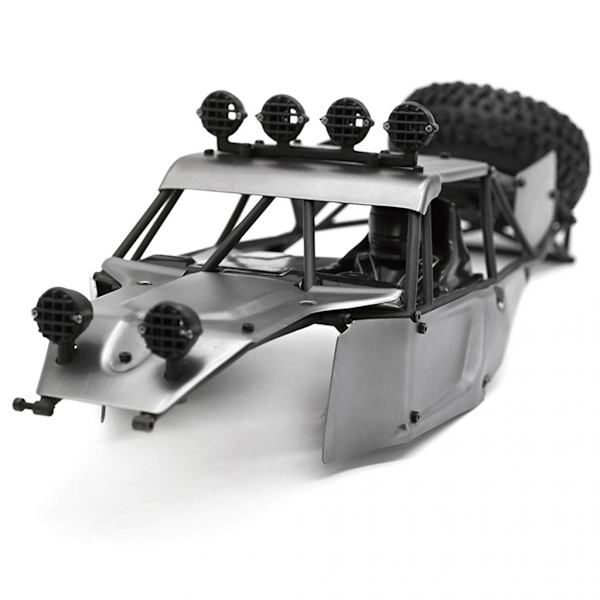 1/12 Skala RC Höghastighets Lastbils Kaross Skal För FY03 4WD Ökenlastbil DIY Grå