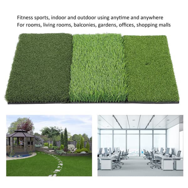 [RM]NBR-bottom PE-grass Portable Golf Training Pad Multifunctional Putting Mat Indoor Outdoor Training Accessories