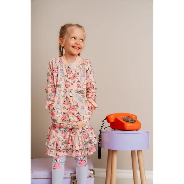 [RM]Moomin Cozy Party Jacket Peach LightOrange LightOrange 122
