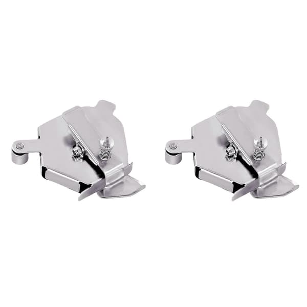 2X magnetisk sømguide for symaskin, multifunksjonell faldguide, syquilteprodukter tilbehør Silver
