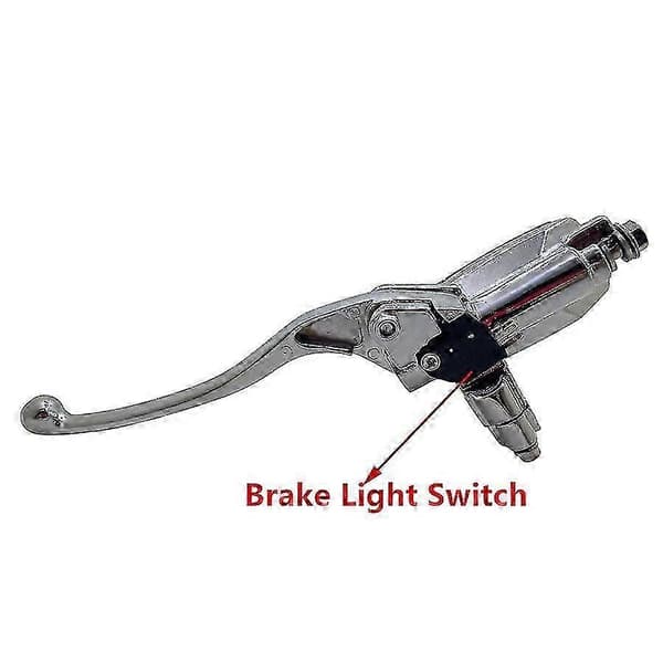 [RM][LCS]Chrome Alloy Eagle Pattern Universal Motorcycle Hydraulic Brake Pump Master Cylinder Clutch Lever 22mm Motorcycle Disc Brake Part