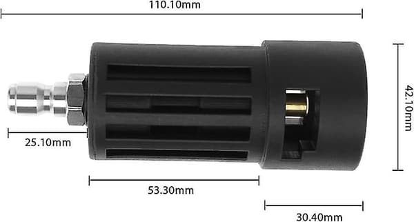 Högtryckstvättadapter 1/4\" snabbkoppling kompatibel med Kärcher K2 K3 K4 K5 K6 K7 Stanley SLP högtryckstvätt
