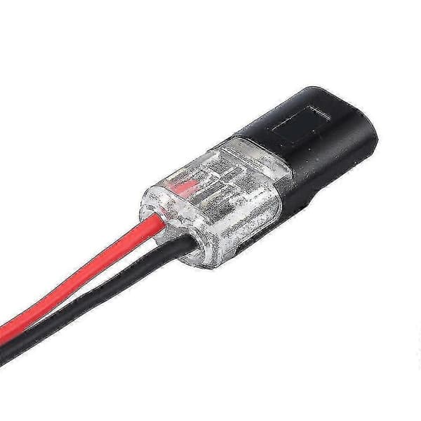 Hjyang 10 stk. 12v ledningskabel snap-in stik terminalforbindelser samlinger til bil MUV