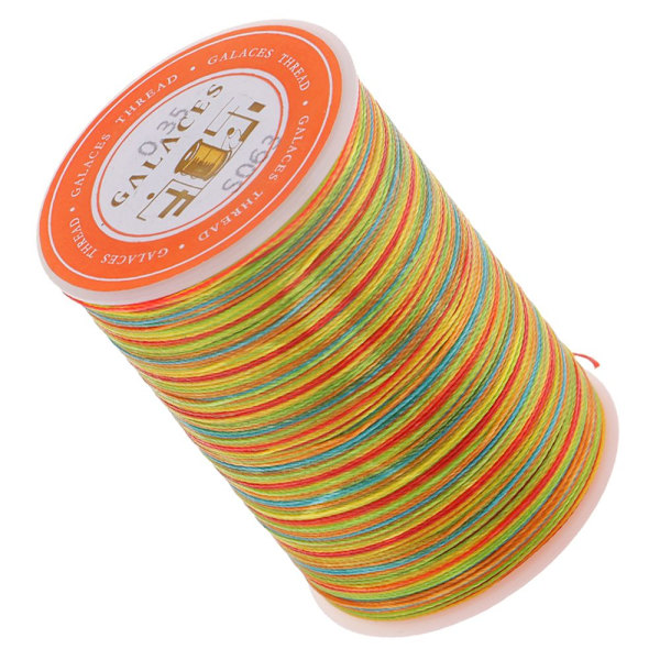 0,35 mm Polyester Rund Vaxad Tråd Sömnad DIY Hantverk Färgglad