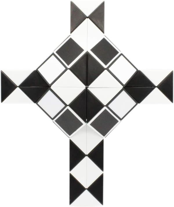 [RM]Magic Snake Cube Twist Puzzle 72 Wedges Sensory Fidget Stocking S