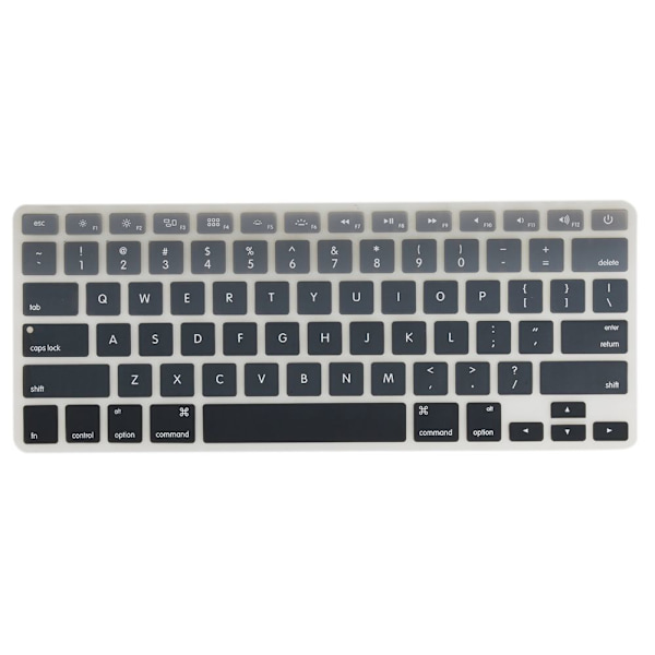 Engelskt silikonskydd för tangentbord till Macbook Air 13\"\"15\"\"17\"\" grå