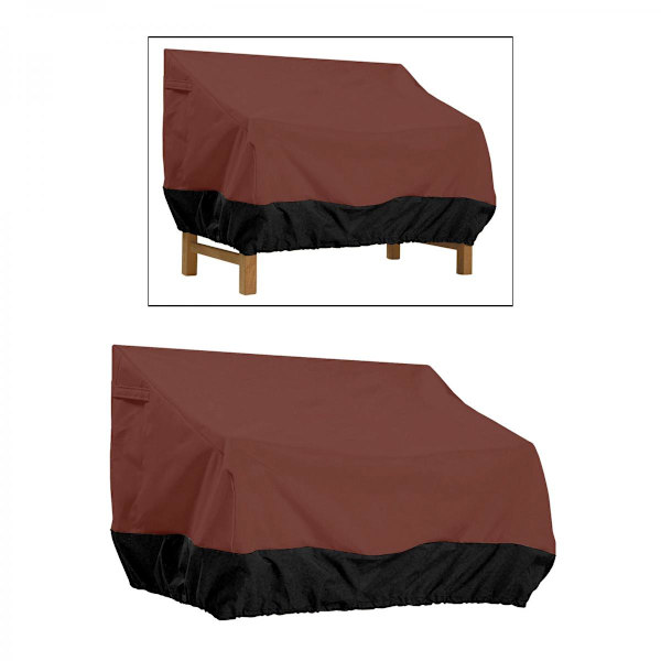 VATTENTÄTT STOLSKYDD UTOMHUS TRÄDGÅRD SOFFA BÄNKSKYDD Kaffe 224x83x84cm