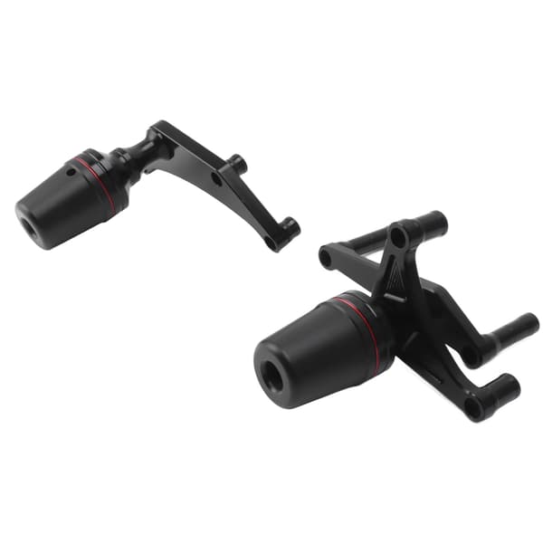 [RM]2 pcs Motorcycle Frame Sliders Crash Protector Stainless Black Strong Protection Anti-Collision Frame Sliders Replacement for DUCATI PANIGALE V4 2018‑2019