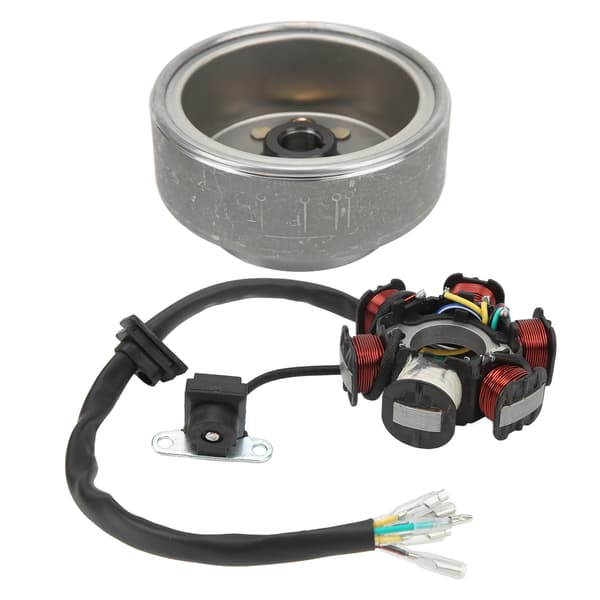 [RM]6-Coil Stator Plate Flywheel Roller Strong Strength Replacement For GY6 110cc 125cc ENGINES