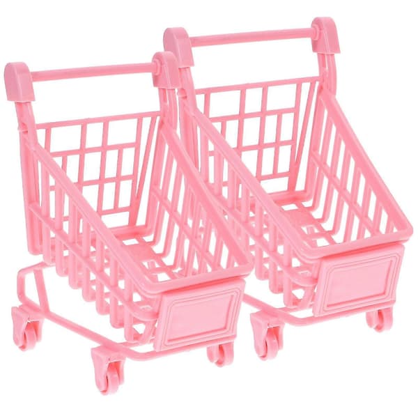 2 stk. Mini handlekurv Tralle Hjemmekontor Diverse Oppbevaring Ornamenter