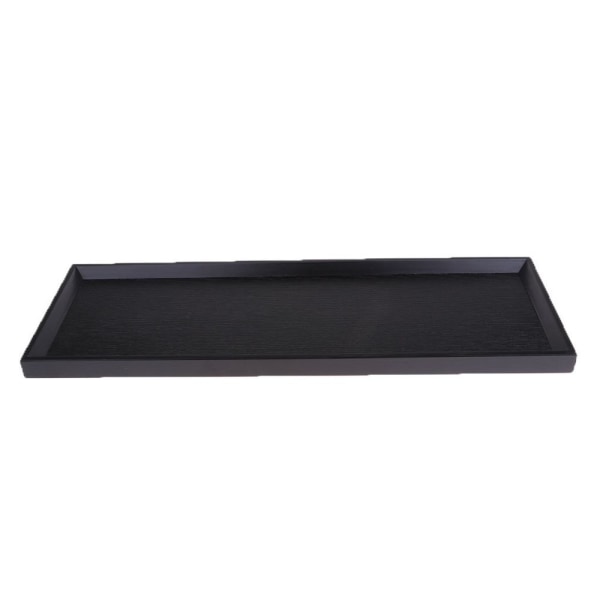 rektangel trä bricka modell display stativ bas sand svart plattform bord