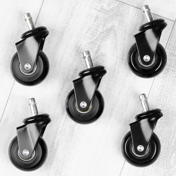 [RM]IKEA fåtölj hjul gummi 5 cm / 10 mm 5 st. 272