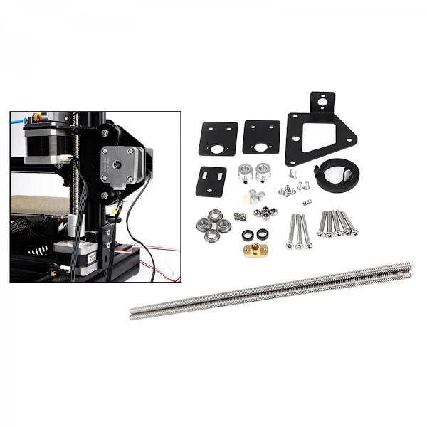 3D-skrivare Dubbel Z-axel Kit Z Spännrulle Set för Ender-3 Ender3 Del - Avancerad tillverkningsteknik, hög tillförlitlighet och hög