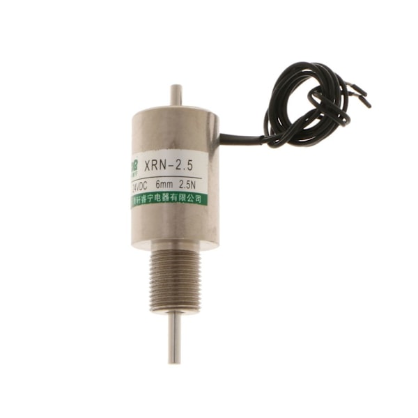 dc24v 6mm slaglängd dämpare tryck-drag typ linjär rörformig solenoid xrn-2.5