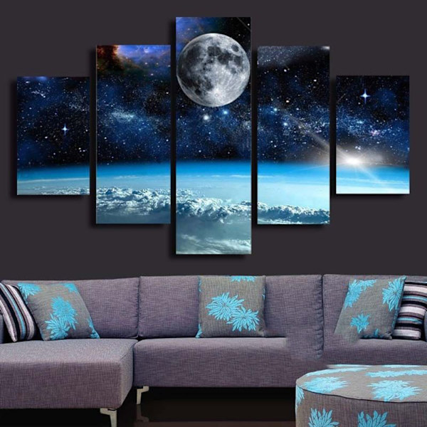 Canvas målning bild tryck affisch konst heminredning universum l