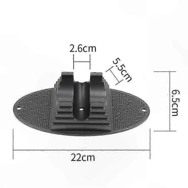 Universal løbehjulsholder sæt med 2 til støtte Black 22X11X5.5CM
