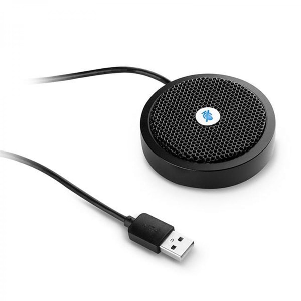 USB Konferensmikrofon, Rundstrålande PC Datorkondensatormikrofon för Onlinemöten/Klassrumschatt, Plug & Play