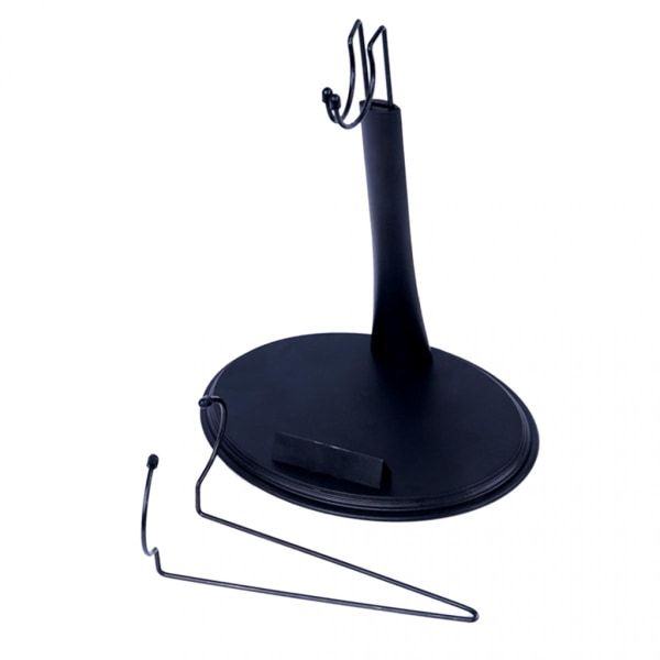 3x 1/6 Skala U-Typ och Bugue Typ Displayställ Hållare för 12'' Actionfigurer - Svart