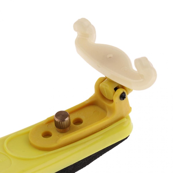 Paket med 8 Gula 1/2 1/4 Storlek Violin Axelstöd med Svamp Musikinstrument