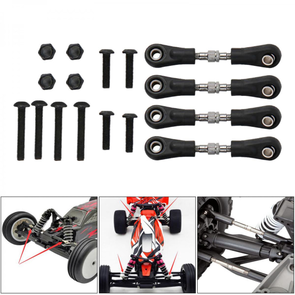 Delar/Set RC Justerbar Styrstag För HSP 1:10 RC Bil Lastbil 46mm-55mm