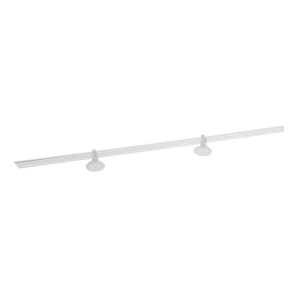 Akvarium Klar Akryl Räkfoderrör Maträtt Matare Slanghållare 40cm