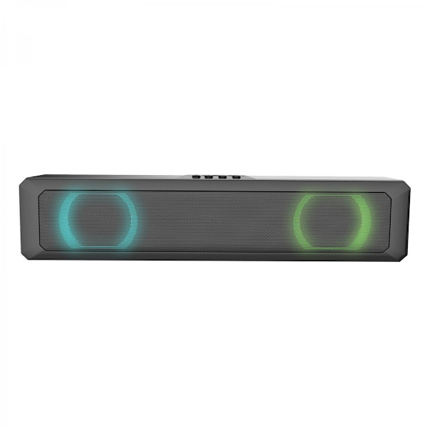 RGB LED-ljus Trådlös Bluetooth-högtalare Musikspelare Ingen Bluetooth-version