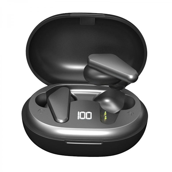 Trådlösa Hörlurar Bluetooth Headset Inbyggd Mikrofon Brusreducering