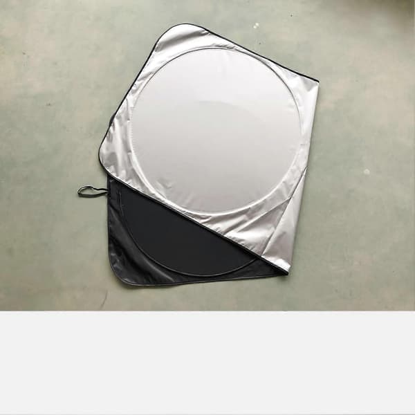 [RM] Car Windshield Sun Shade, Silver Fabric, Full Coverage, Sun Protection Block for Universal Car 190x90 cm