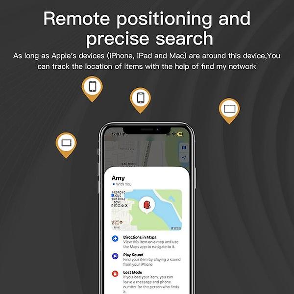 Bluetooth GPS-tracker för Apple AirTag-ersättning via Hitta min för att lokalisera kort