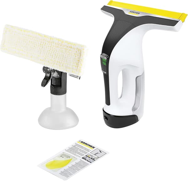 [RM]Battery-powered glass cleaner (extremely long battery life: 100 minutes, replaceable nozzle, spray bottle with microfiber cloth)