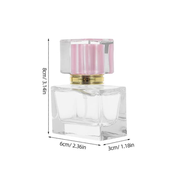 [RM]Dekorative parfumeflasker i glas til opbevaring 3 stk. sprayflasker