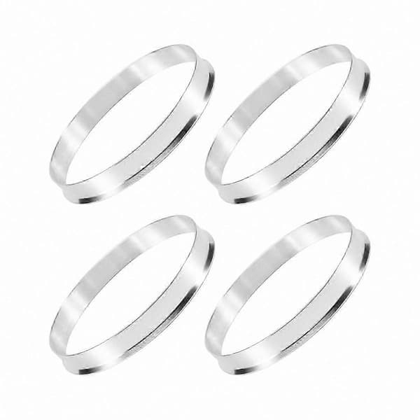 4-pak universelle aluminium navcentreringsringe 74,1 mm til 72,6 mm
