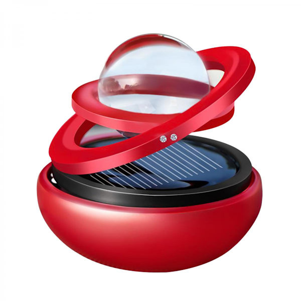 Svart Bil Solcellsdriven Magnetisk Rotation Flytande Glob Ornament Hemmakontor Gåva
