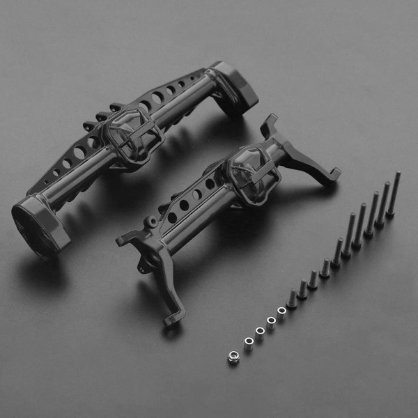 1:10 Främre Bakre Axelhus För Scx10 III AX103007 1 Par Svart