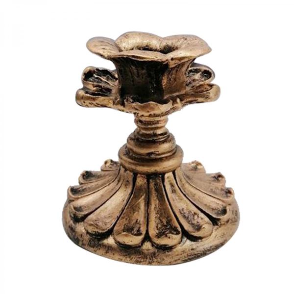 Ljusstake Rustik Shabby Chic Pillar Ljusstake För Kyrka 7x7x14cm