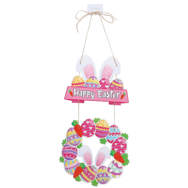 Påsk Dörrhängande Ornament Påsk Dörrskylt Påsk Dörrhänge Påsk Pappershantverk