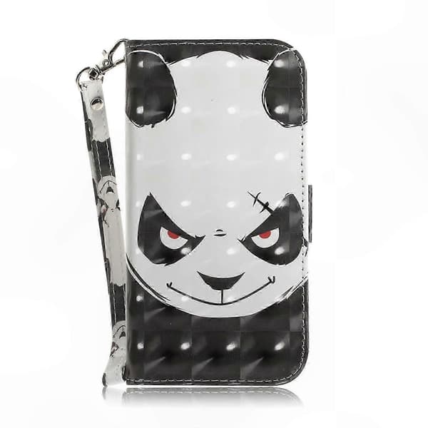 Beskyttende lædercover til Redmi Note 10 Pro Angry Bear